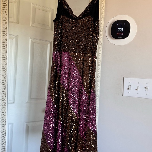 Bl-nk Rossellini violet sequence dress - Picture 9 of 11